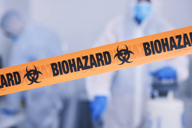 Professional Biohazard Cleanup technician working in Kamuela, HI